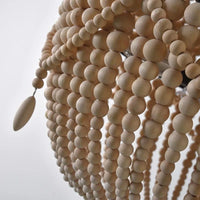 Suspension bohème en bois massif, artisanat authentique | Marco Lucetti