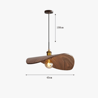 Suspension Bois Imitation pour Cuisine et Bar - Luminaire E27 | Marco Lucetti