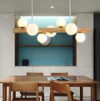Suspension Bois Minimaliste LED - Style Moderne | Marco Lucetti