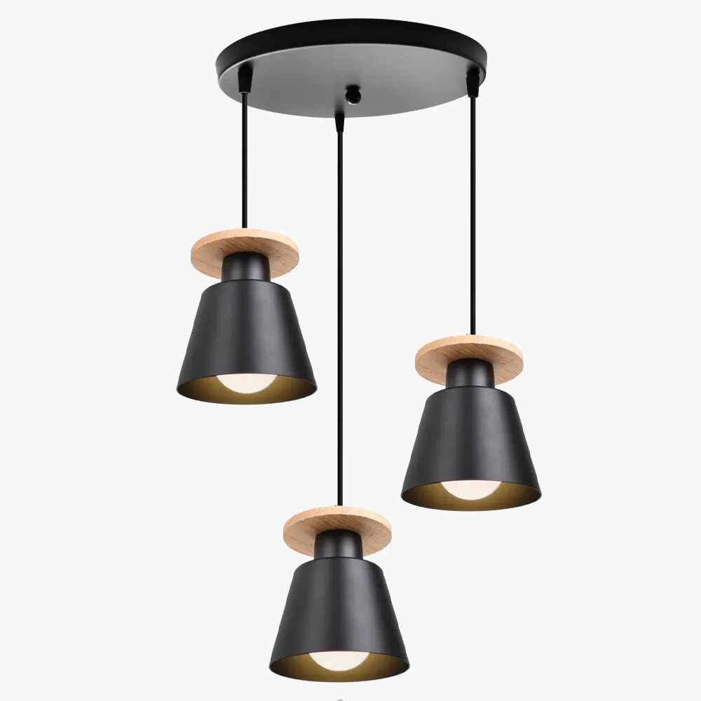 Suspension bois nordique modernisé