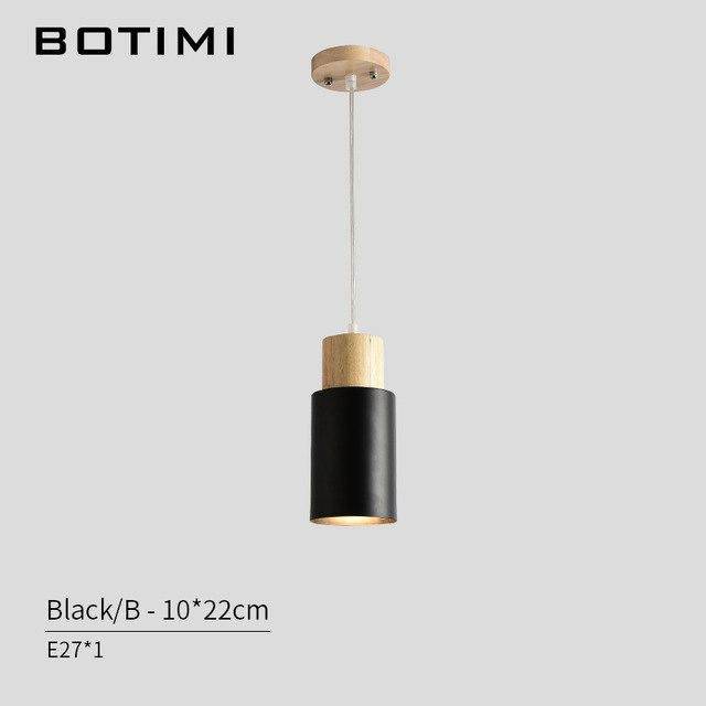 Suspension Bois Naturel Botimi | Marco Lucetti Noir - B