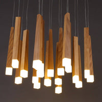 Suspension bois Nordic - Longue barre moderne | Marco Lucetti