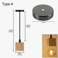Suspension bois rétro industrielle pour décorer votre intérieur