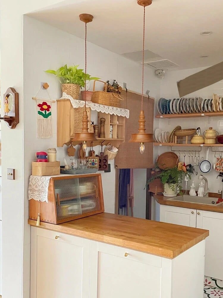 Suspension Bois Vintage pour Restaurant et Chevet | Marco Lucetti