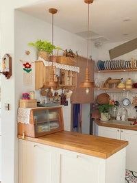 Suspension Bois Vintage pour Restaurant et Chevet | Marco Lucetti