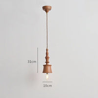 Suspension Bois Vintage pour Restaurant et Chevet | Marco Lucetti C