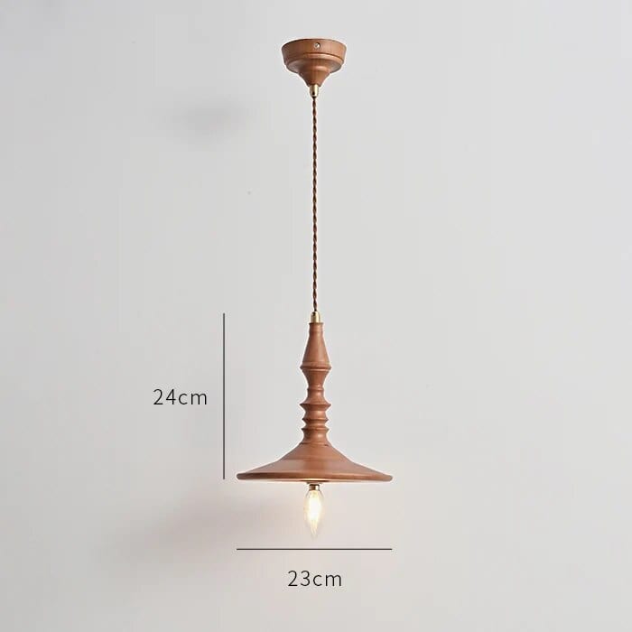 Suspension Bois Vintage pour Restaurant et Chevet | Marco Lucetti UN