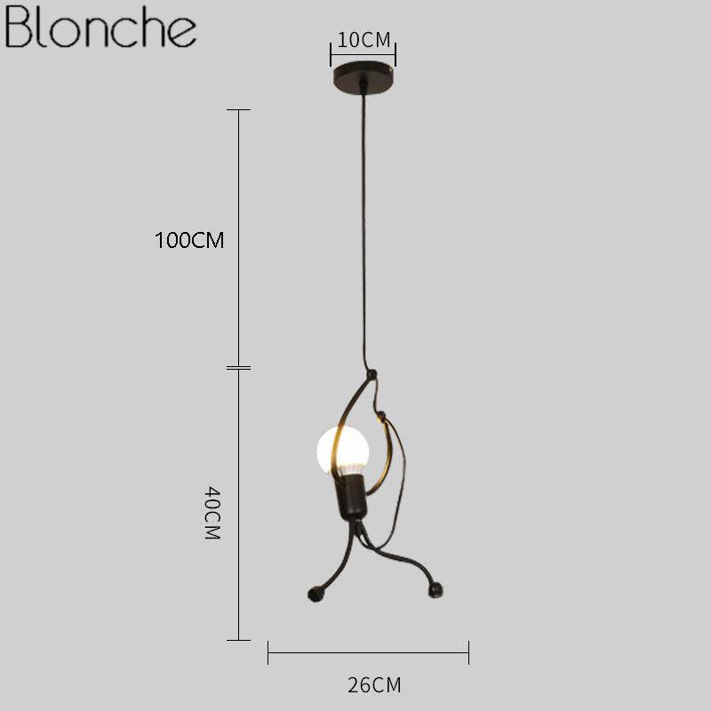 Suspension Bonhomme Noir | Marco Lucetti