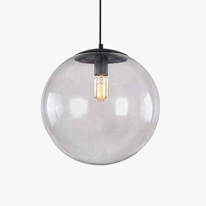 Suspension Globe en Verre Minimaliste Scandinave Moderne