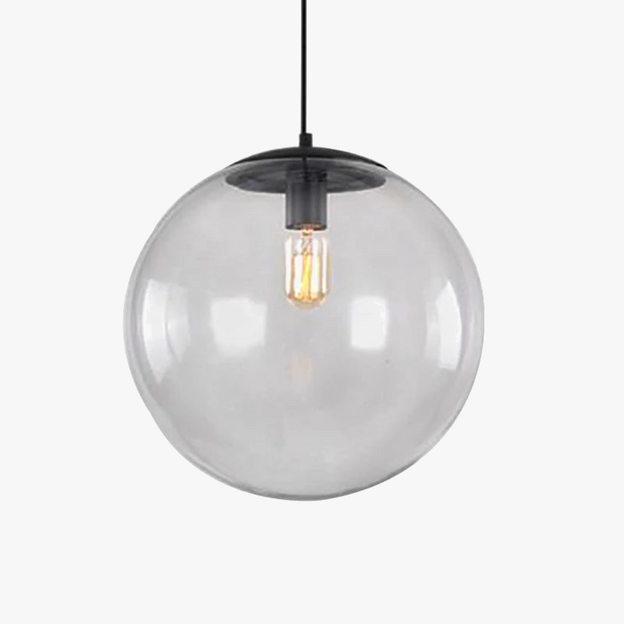 Suspension Globe en Verre Minimaliste Scandinave Moderne