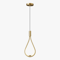 Suspension boule de verre pour une chambre élégante