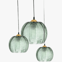Suspension Boule de Verre Vert Émeraude | Marco Lucetti