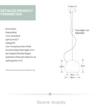 Suspension boule design noire SolideCo. | Marco Lucetti