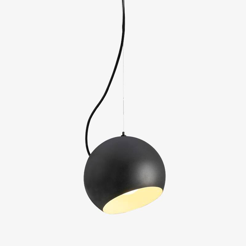 Suspension boule design noire SolideCo. | Marco Lucetti