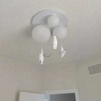 Suspension Boule en Verre avec Ours Suspendu | Marco Lucetti