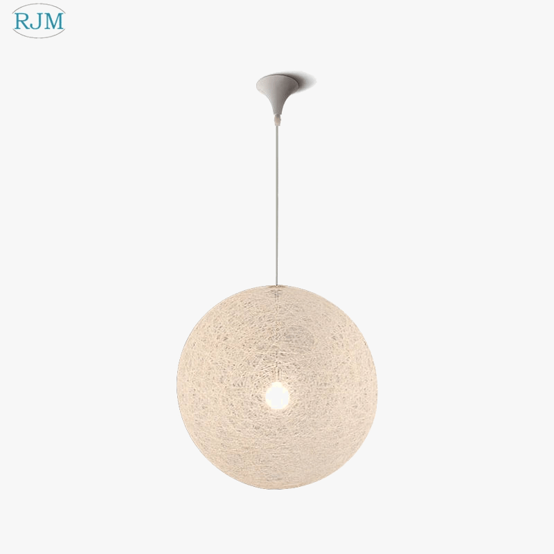 Suspension Boule LED en Chanvre | Marco Lucetti