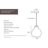 Suspension Boule Lumineuse LED | Marco Lucetti