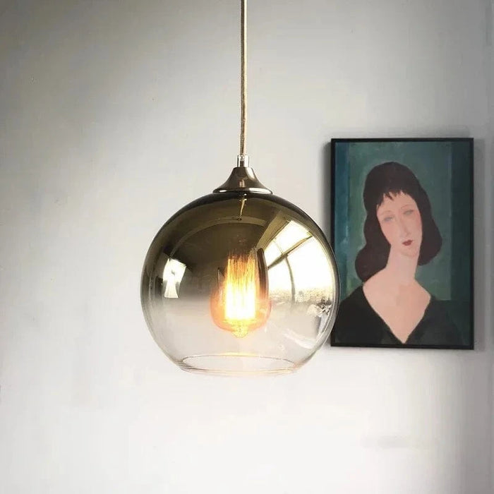 Suspension boule moderne en verre avec éclairage LED | Marco Lucetti