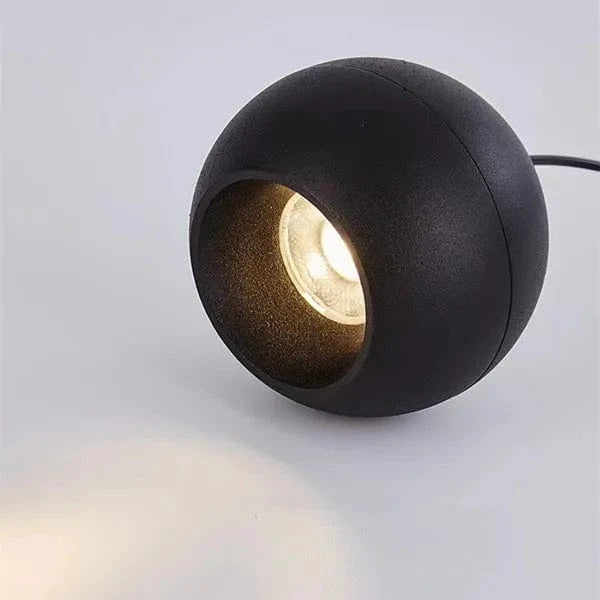 Suspension Boule Moderne pour Café-Bar | Marco Lucetti Noir / 7W / Blanc chaud 3000K