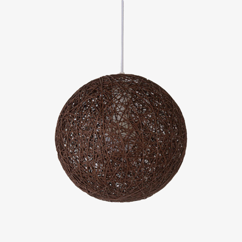 Suspension Wicker en papier boule