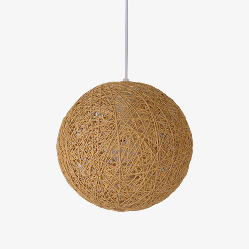 Suspension Wicker en papier boule