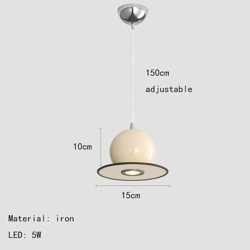 Suspension boule rouge vert Beige métal Style chic pour un éclairage personnalisé | Marco Lucetti Beige / Blanc chaud