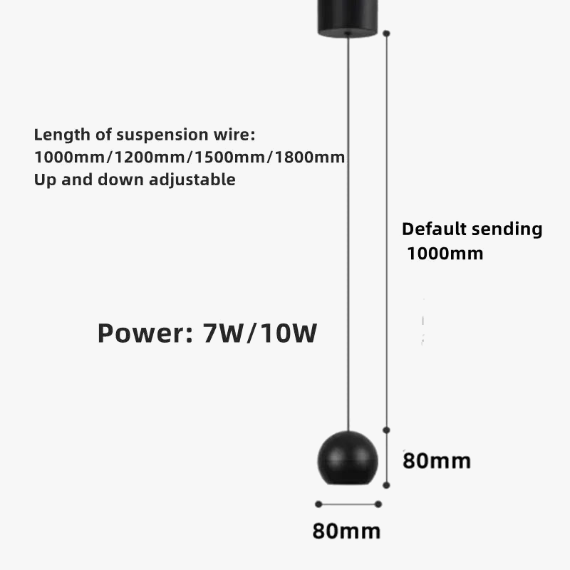 Suspension Boule Moderne Nordique pour Café-Bar