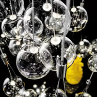 Suspension Bubble Ball LED en Verre avec Fil Réglable - Éclat Moderne | Marco Lucetti