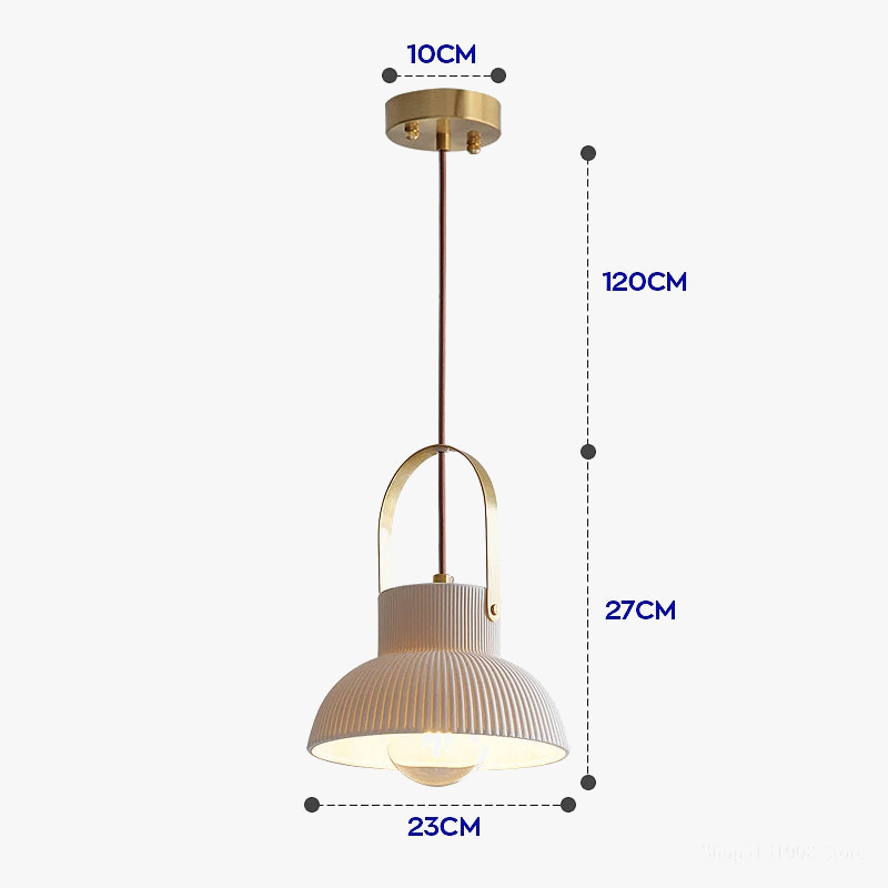 Suspension céramique design variée