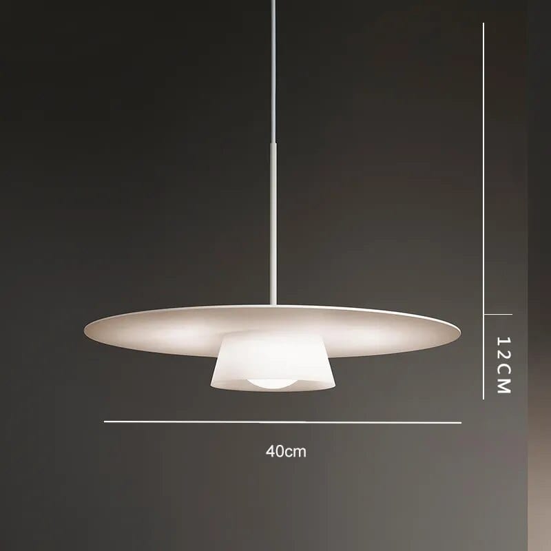 Suspension Café Circle Minimaliste | Marco Lucetti Blanc