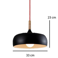 Suspension Café en Bois et Aluminium | Marco Lucetti B - Noir