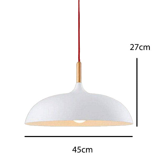 Suspension Café en Bois et Aluminium | Marco Lucetti C - Blanc