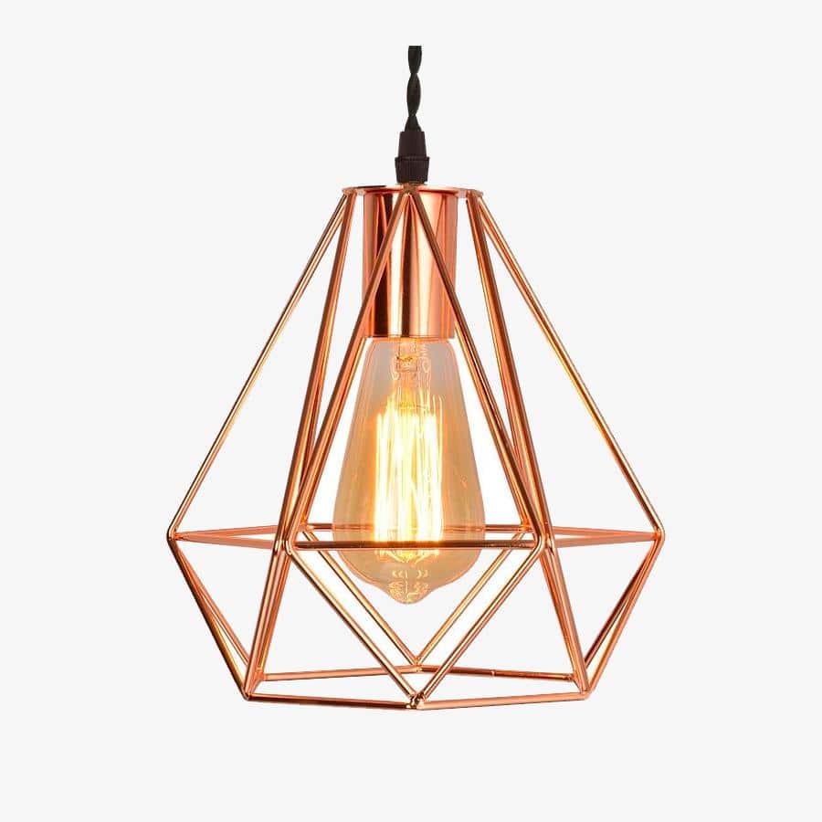 Suspension Cage Diamant Vintage Élégante | Marco Lucetti Rose gold