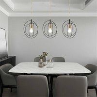 Suspension cage dorée en métal | Marco Lucetti