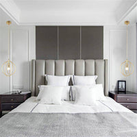 Suspension cage dorée en métal | Marco Lucetti