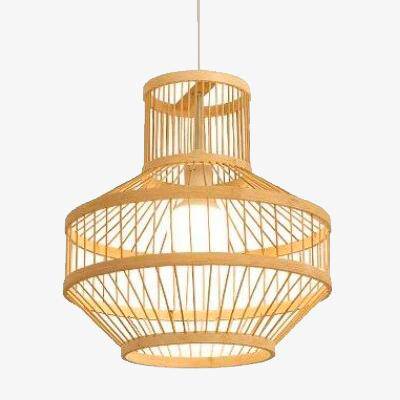 Suspension Geometric en bambou.
