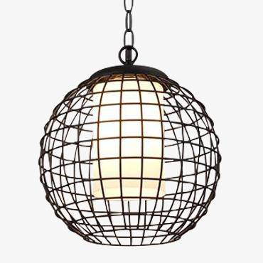 Suspension Boule Cage "Ball".