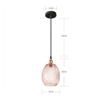 Suspension cage rose gold Vintage