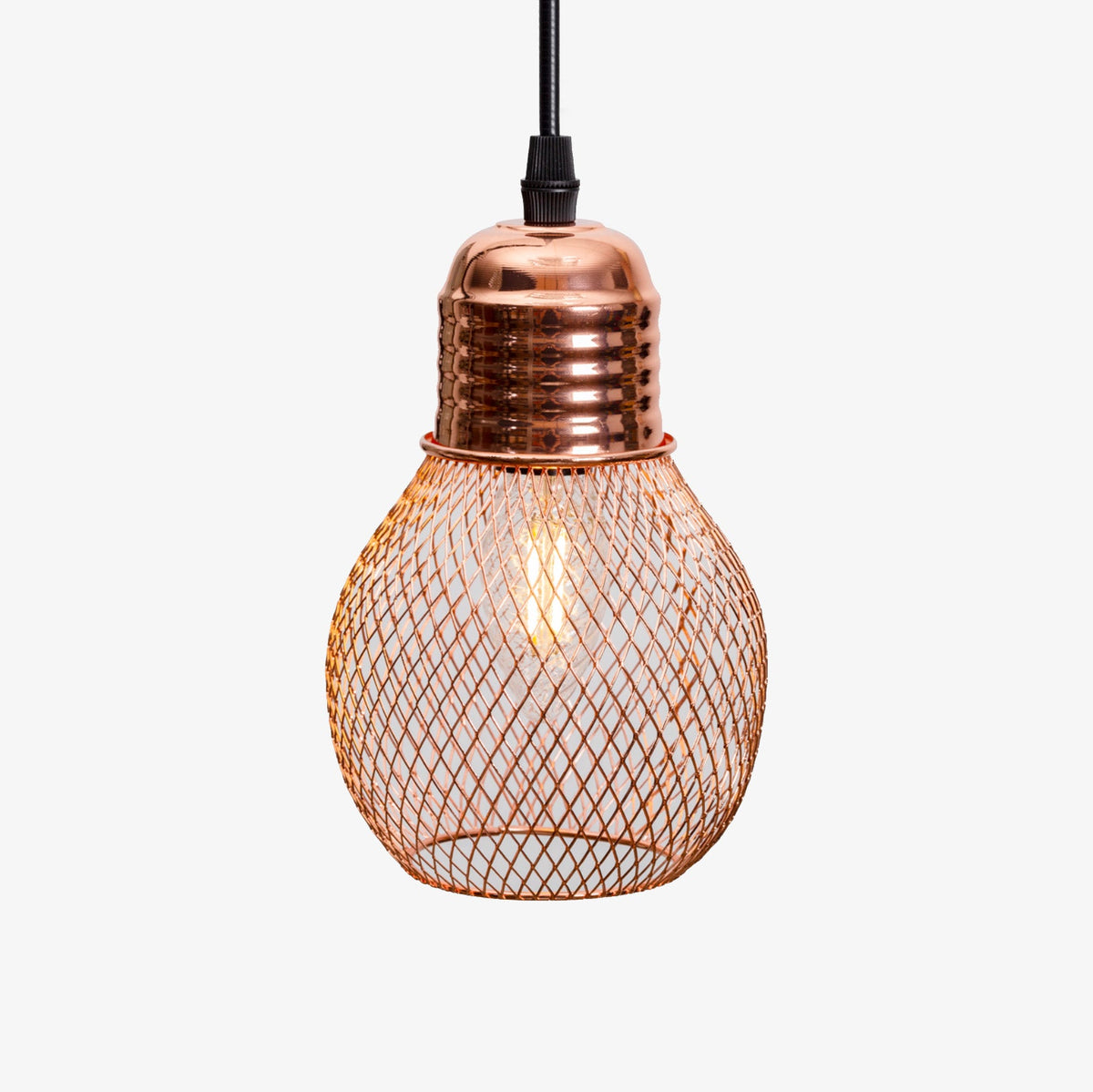 Suspension cage rose gold Vintage