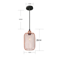 Suspension cage rose gold Vintage