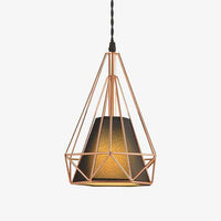 Suspension cage vintage pyramidala | Marco Lucetti Noir