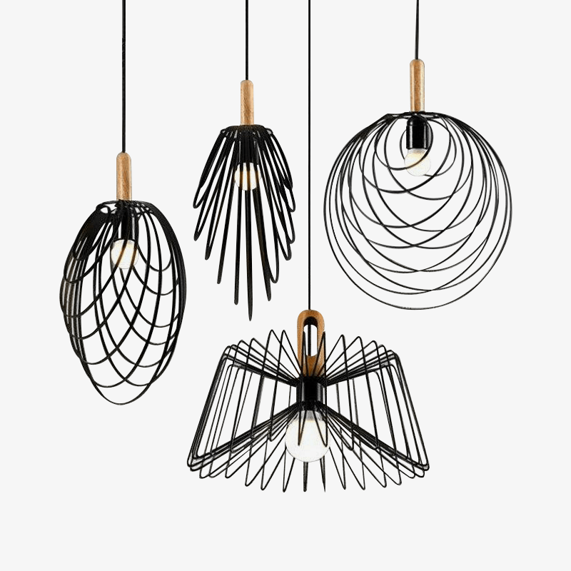 Suspension cages métalliques variées - Style Antique | Marco Lucetti