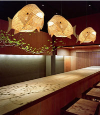 Suspension carpe en bambou - Éléments de Déco Zen | Marco Lucetti