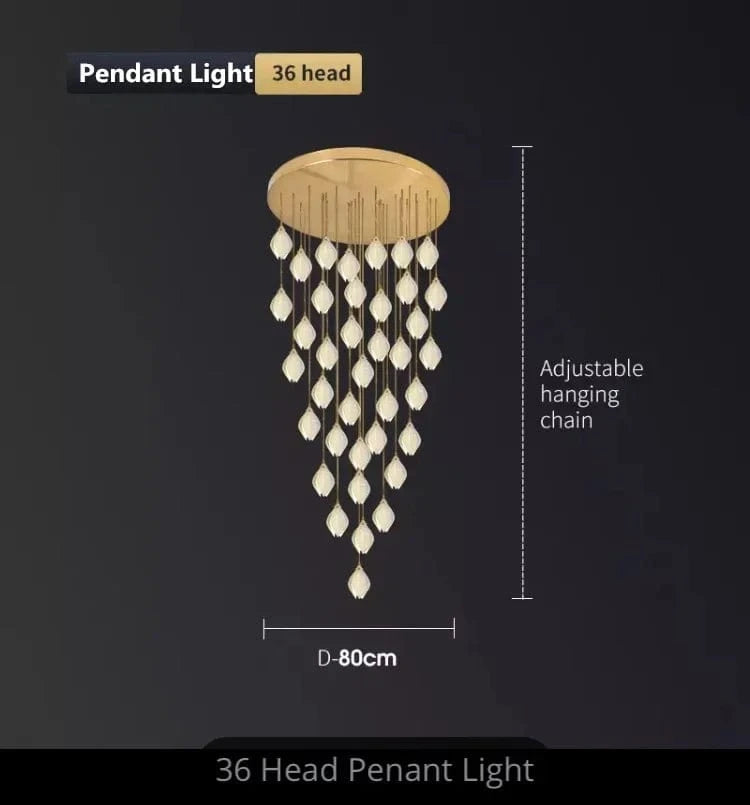 Suspension céramique design | Marco Lucetti 36 têtes