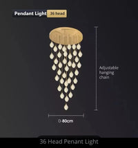 Suspension céramique design | Marco Lucetti 36 têtes