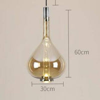 Suspension Chic pour Bouteilles en Verre ou Chromée. | Marco Lucetti Ambre