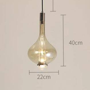 Suspension Chic pour Bouteilles en Verre ou Chromée. | Marco Lucetti Ambre 2