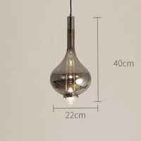 Suspension Chic pour Bouteilles en Verre ou Chromée. | Marco Lucetti Gris fumé