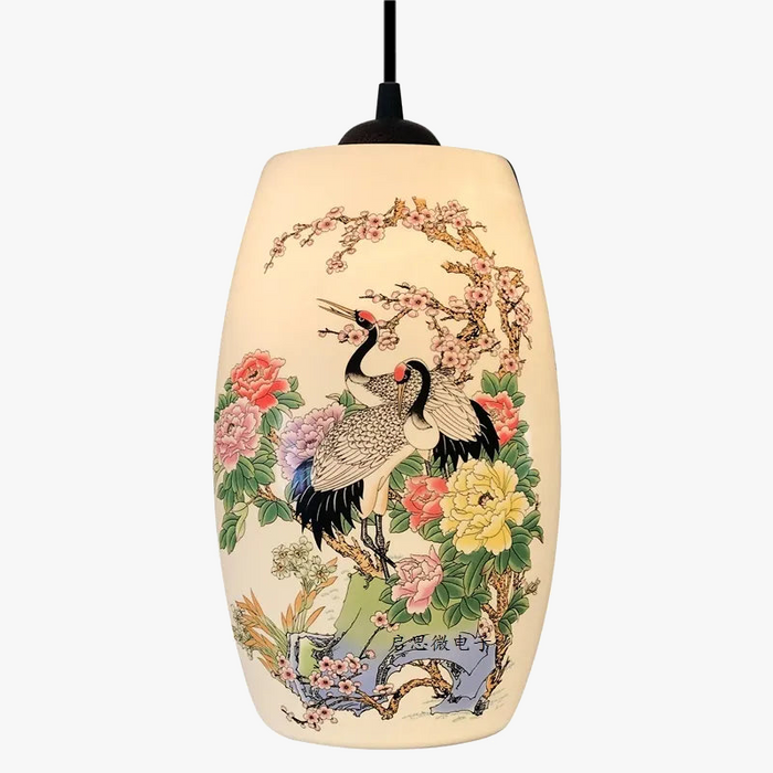 Suspension Chinoise de Qualité en Céramique