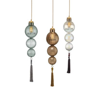 Suspension Chinoise Vitrail Gourde Gland Lumières Loft Salon Cuisine Art Déco Intérieur Luminaire | Marco Lucetti